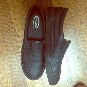 Black slip on sneaks